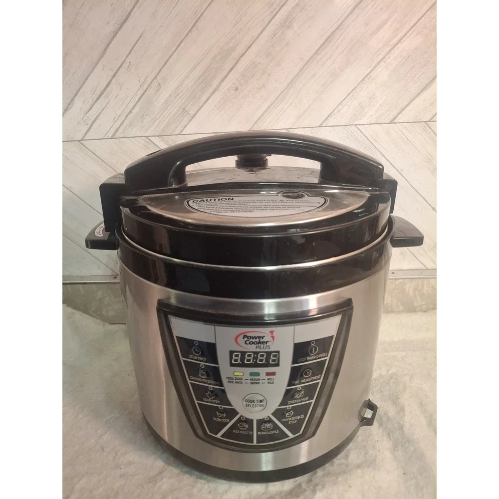 Power Cooker Plus 8 Quart Electric Pressure Cooker PPC780P Stainless Steel DENT